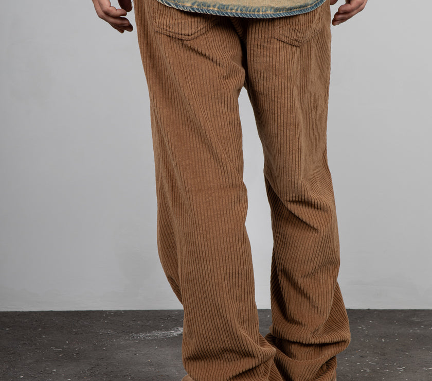 Pantalone wide leg in velluto PONT - RV5CAR CLEVELAND