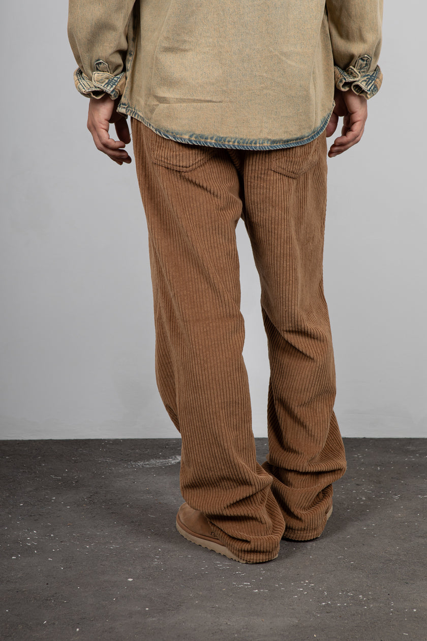 Pantalone wide leg in velluto PONT - RV5CAR CLEVELAND