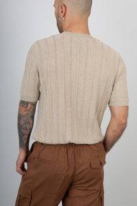 T-shirt a coste TELAMIRA - MA2061 CORDA