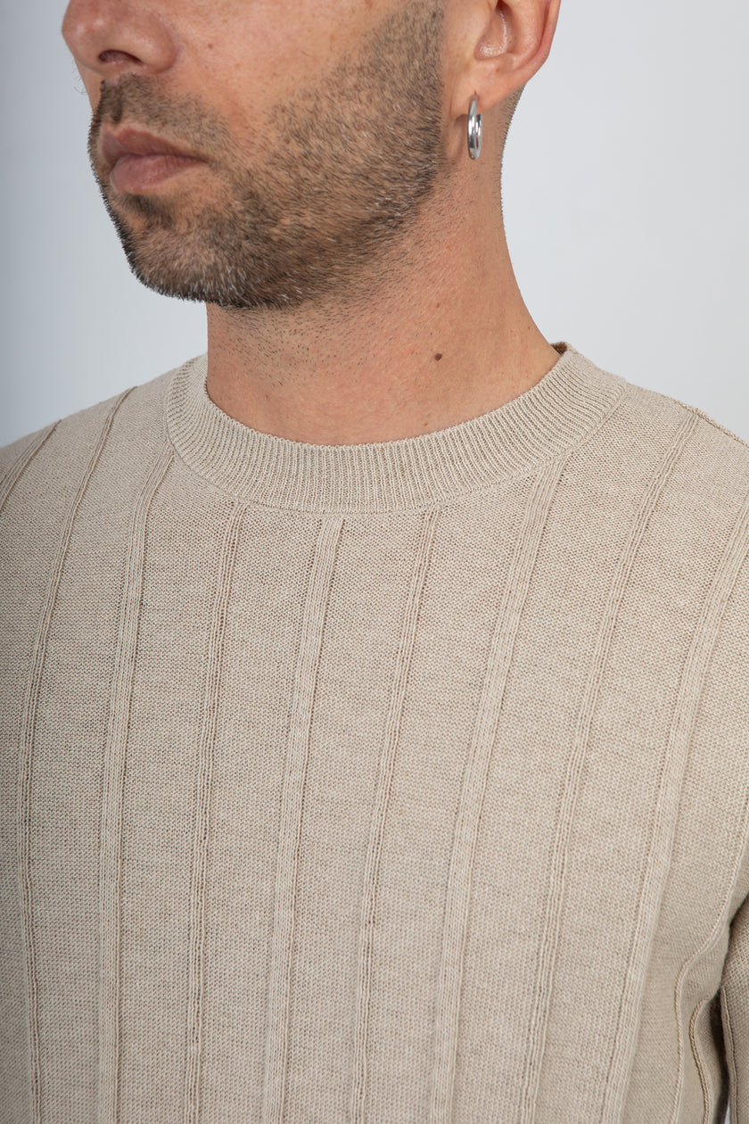 T-shirt a coste TELAMIRA - MA2061 CORDA