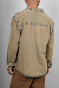 Camicia in denim effetto vintage INDICODE - SAND 25-388
