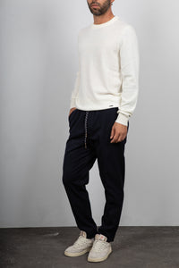 Maglione cashmere GIANNI LUPO - PANNA GL383S