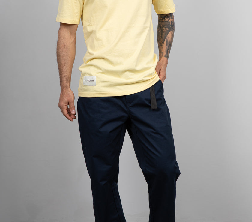 T-shirt ANERKJENDT - AKKIKKI PALE BANANA
