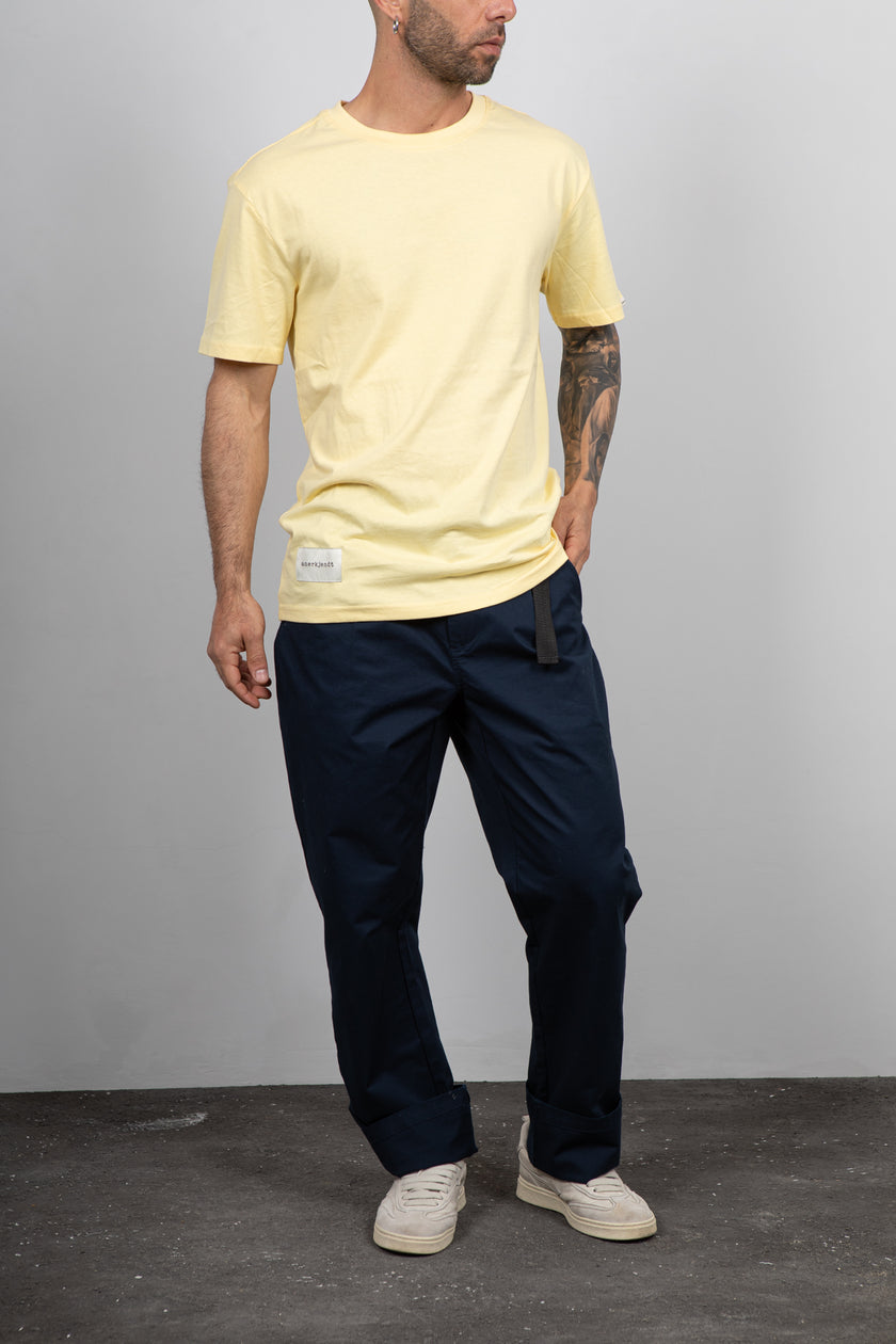 T-shirt ANERKJENDT - AKKIKKI PALE BANANA
