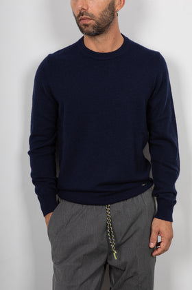 Maglione cashmere GIANNI LUPO - NAVY GL383S