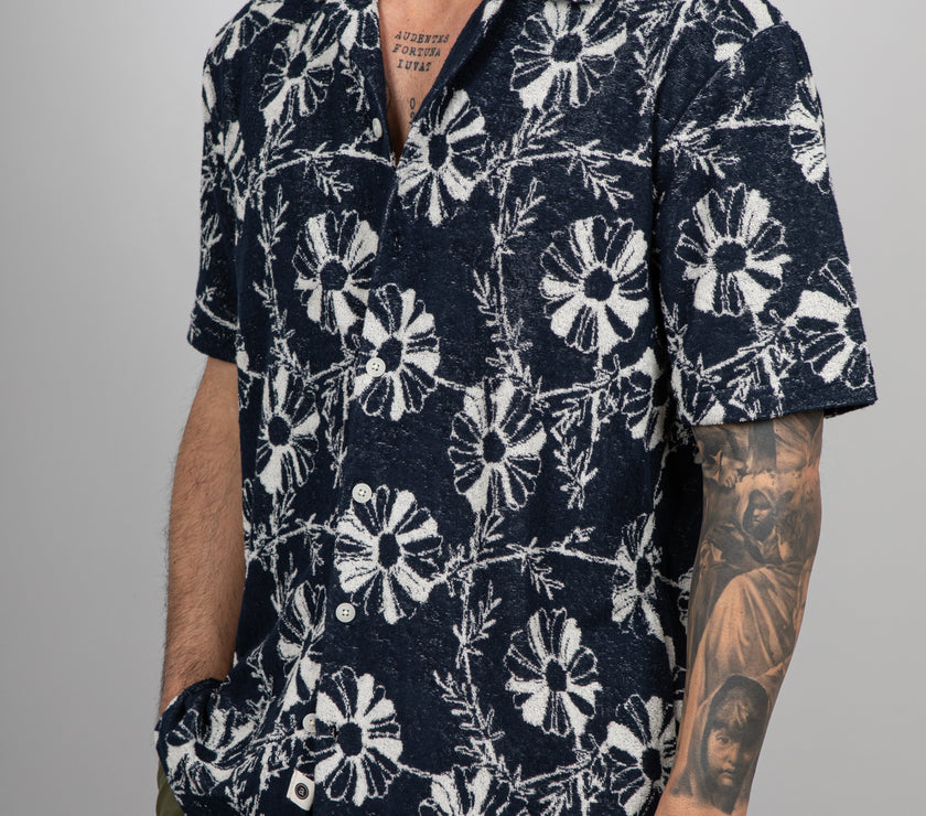 Camicia bowling ANERKJENDT - AKLEO FROTTE SKY CAPTAIN