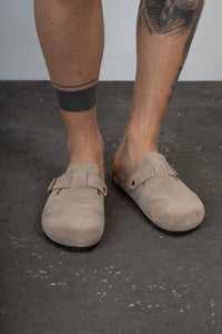 Lagoa Dandara frange suede - PIETRA