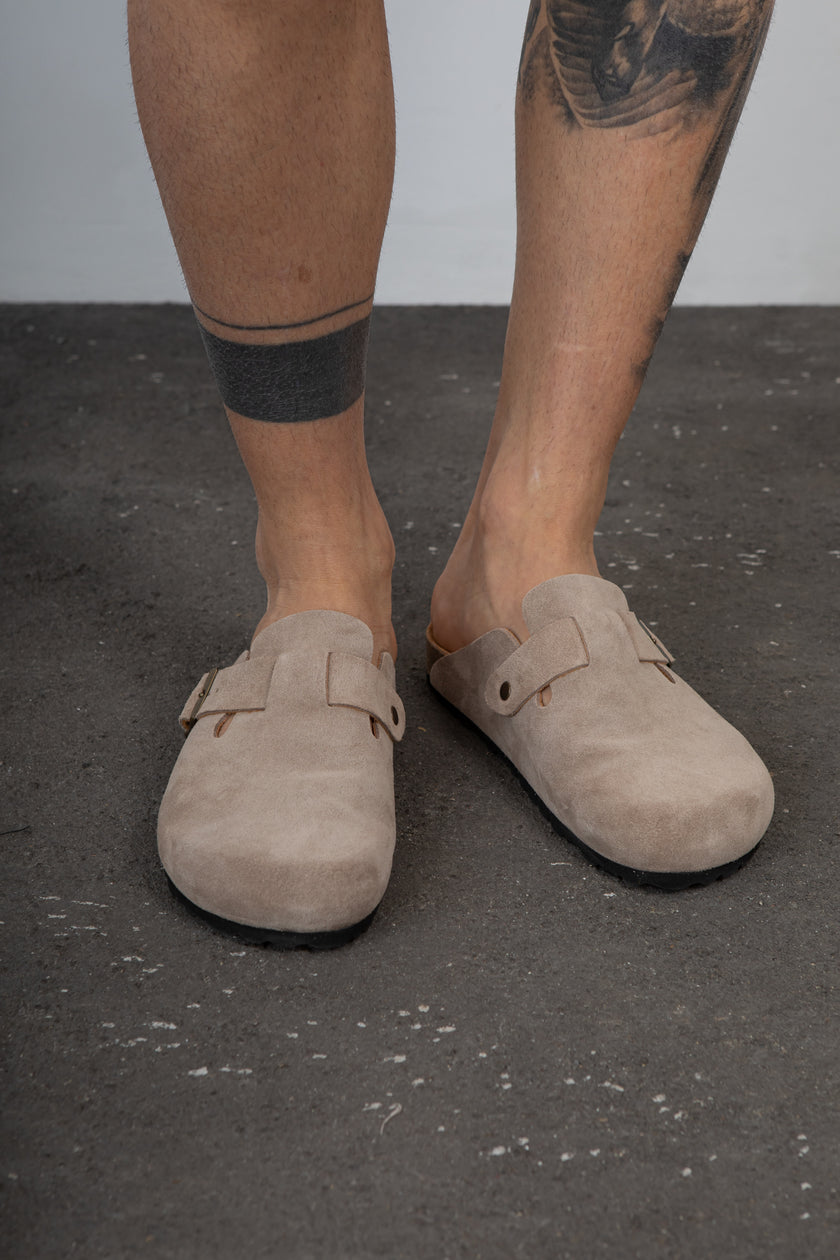 Lagoa Dandara frange suede - PIETRA