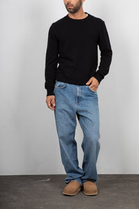 Maglione cashmere GIANNI LUPO - NERO GL383S