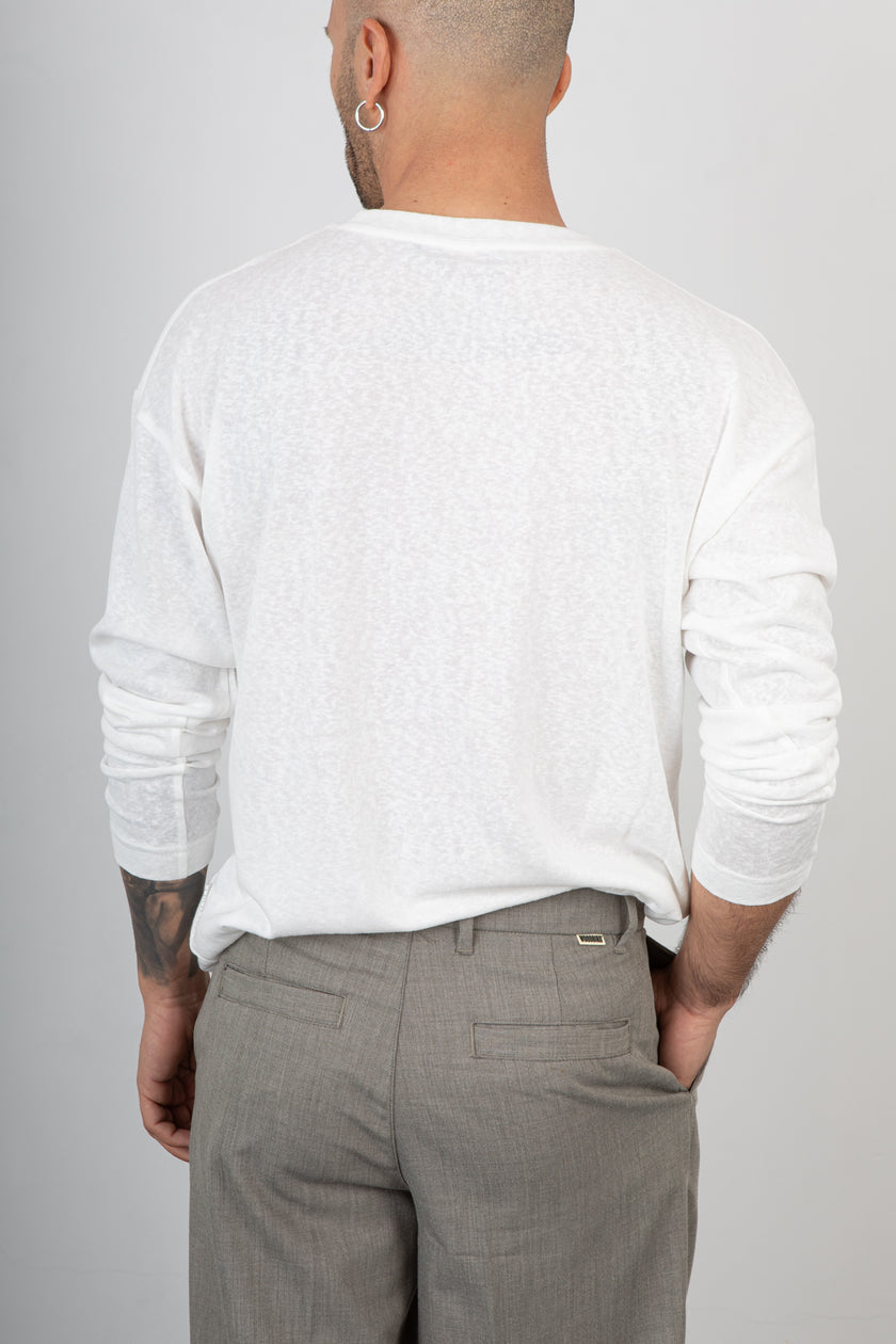 T-shirt manica lunga GIANNI LUPO - GLW070G WHITE