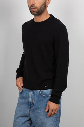Maglione cashmere GIANNI LUPO - NERO GL383S