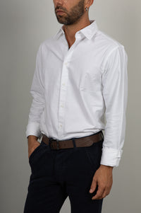 Camicia piquet GIANNI LUPO - BIANCA GL7821S