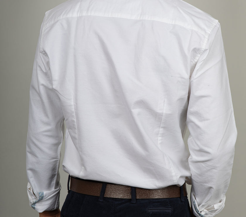 Camicia piquet GIANNI LUPO - BIANCA GL7821S