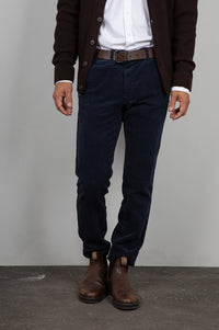 Pantalone velluto SQUAD2 - NAVY REE