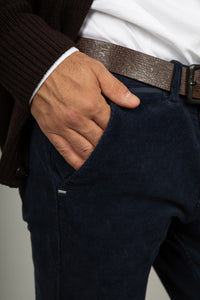 Pantalone velluto SQUAD2 - NAVY REE