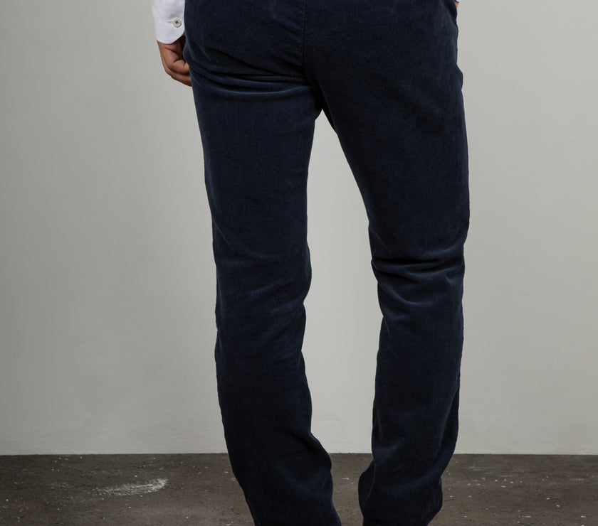 Pantalone velluto SQUAD2 - NAVY REE