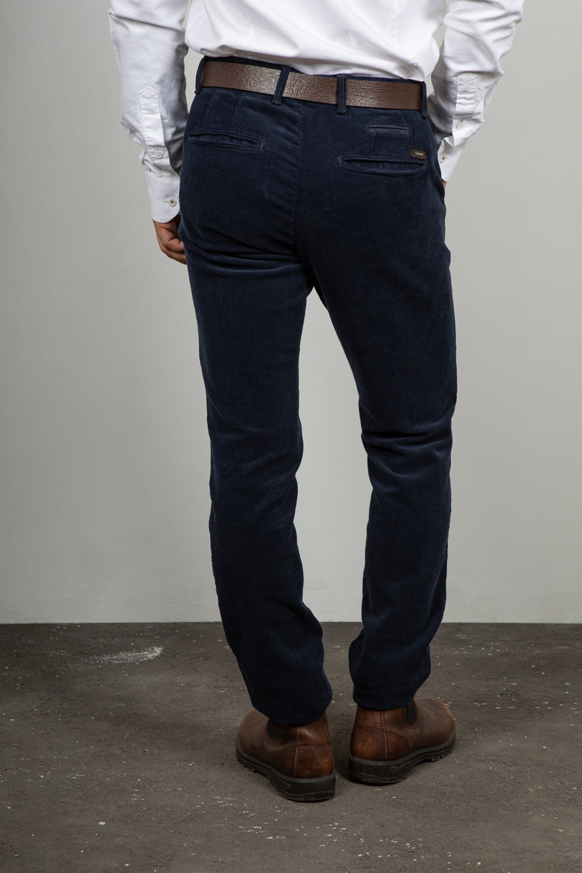 Pantalone velluto SQUAD2 - NAVY REE