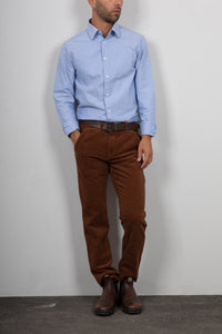 Camicia piquet GIANNI LUPO - BLUE GL7821S