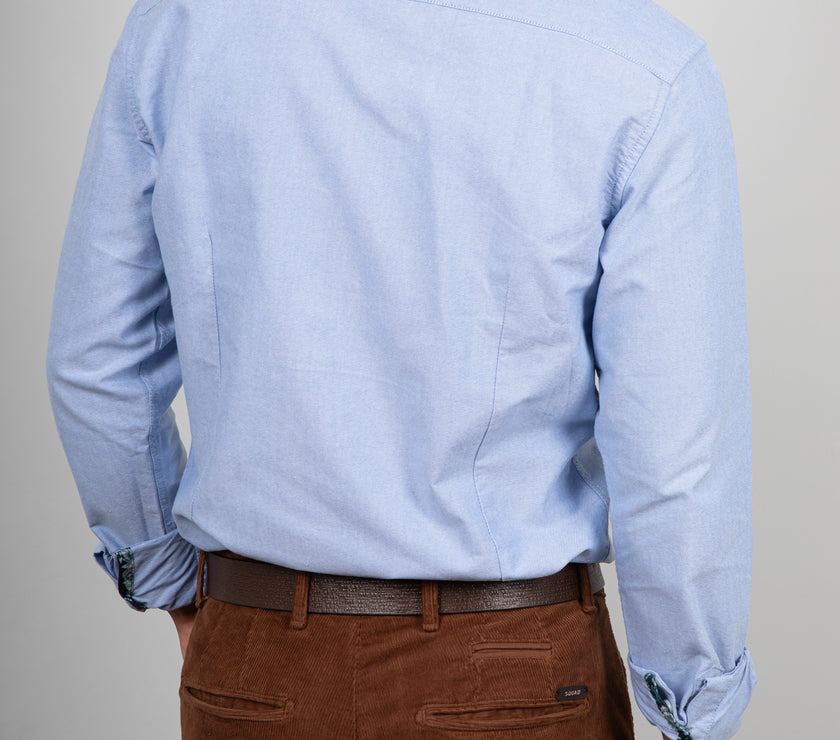 Camicia piquet GIANNI LUPO - BLUE GL7821S