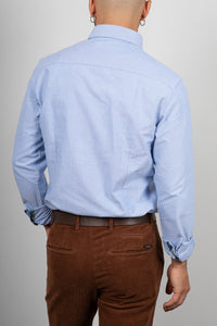 Camicia piquet GIANNI LUPO - BLUE GL7821S