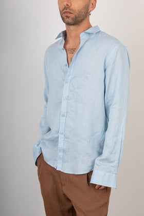 Camicia lino GIANNI LUPO - GL7619S SKY