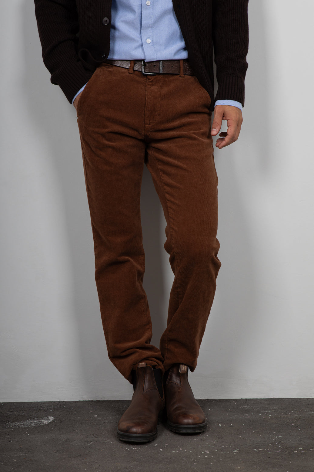 Pantalone velluto SQUAD2 - TERRACOTTA 2  REE