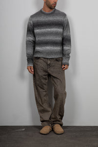 Maglione melange rigato INDICODE - GRIGIO 35-880
