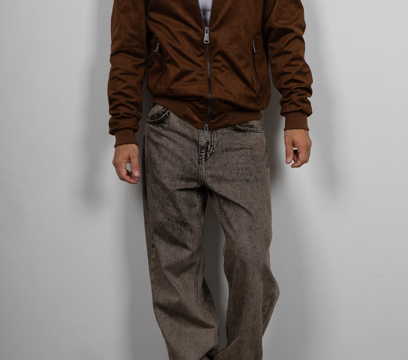 Bomber in suede GIANNI LUPO - TABACCO GL9715-F25