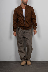 Bomber in suede GIANNI LUPO - TABACCO GL9715-F25