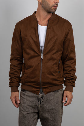 Bomber in suede GIANNI LUPO - TABACCO GL9715-F25