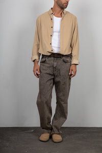 Camicia Button down in velluto INDICODE - MIELE 25-188