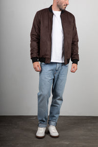 Bomber in suede INDICODE - MARRONE 15-969