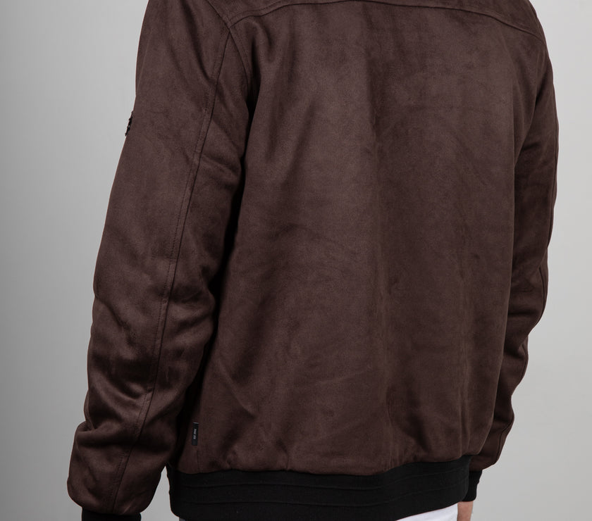 Bomber in suede INDICODE - MARRONE 15-969