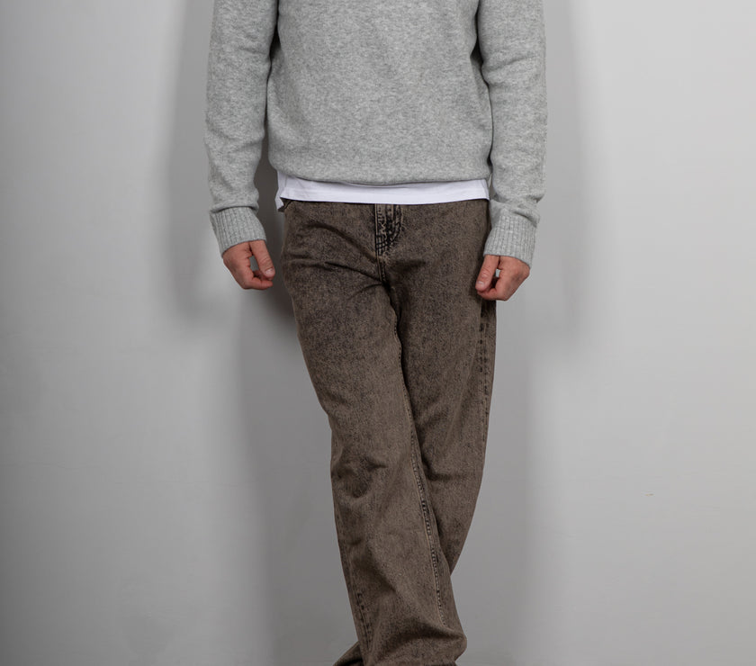 Maglione rasato INDICODE - GRIGIO 35-913