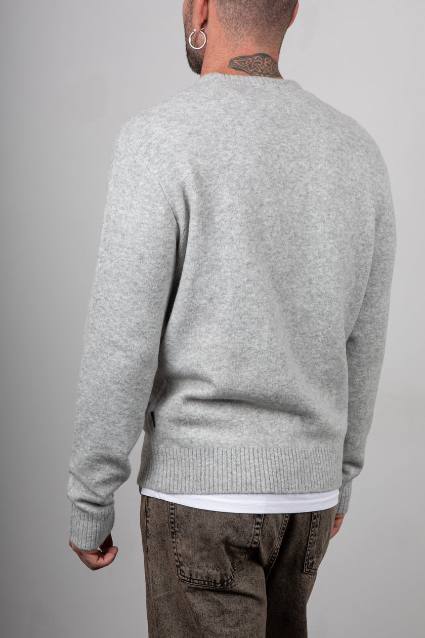 Maglione rasato INDICODE - GRIGIO 35-913