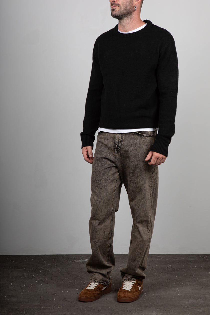 Maglione rasato INDICODE - NERO 35-913