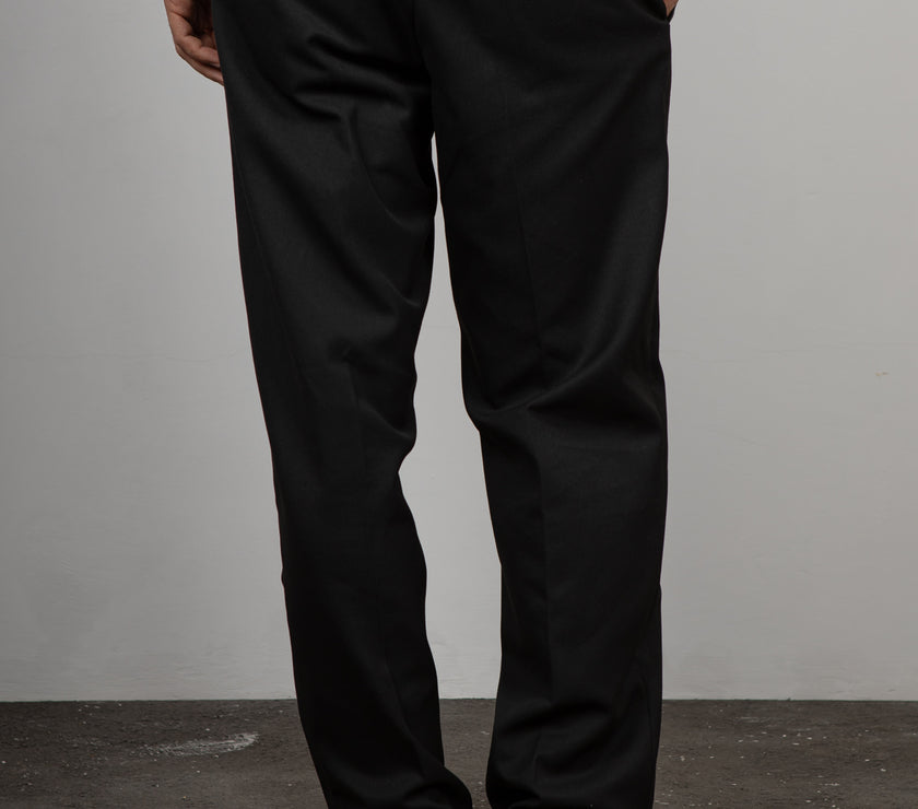 Pantalone palazzo WOODBIRD - NERO 2336-306