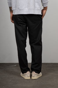 Pantalone palazzo WOODBIRD - NERO 2336-306