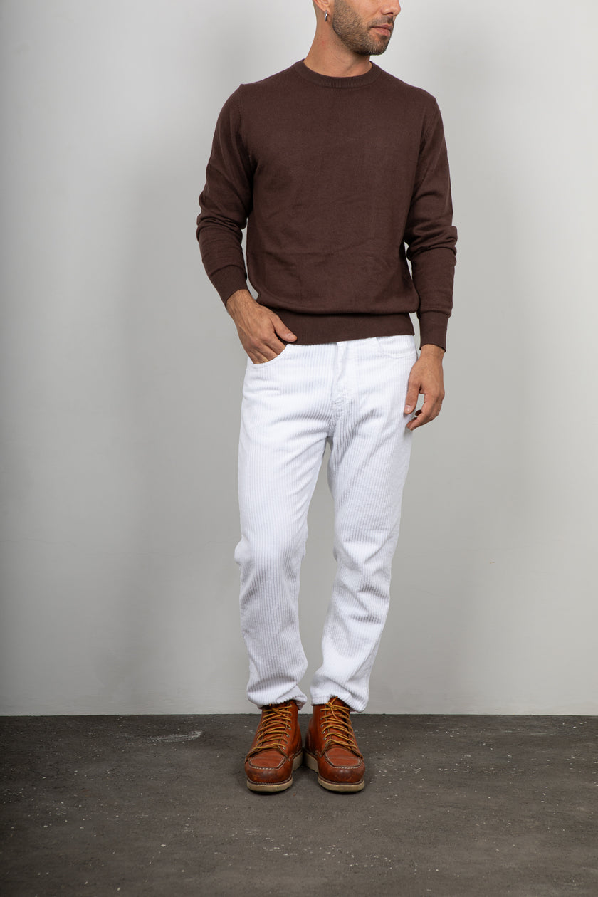 Maglioncino in cotone lino LANDEK - CAFFE LP251036A