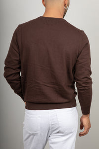 Maglioncino in cotone lino LANDEK - CAFFE LP251036A