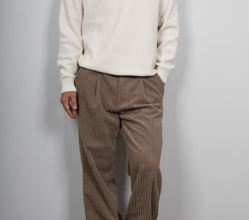 Pantalone palazzo in velluto rocciatore PONT - RVMFAN DELAMARE