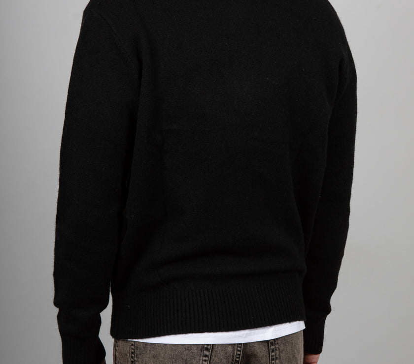 Maglione mezza zip INDICODE - NERO 35-912