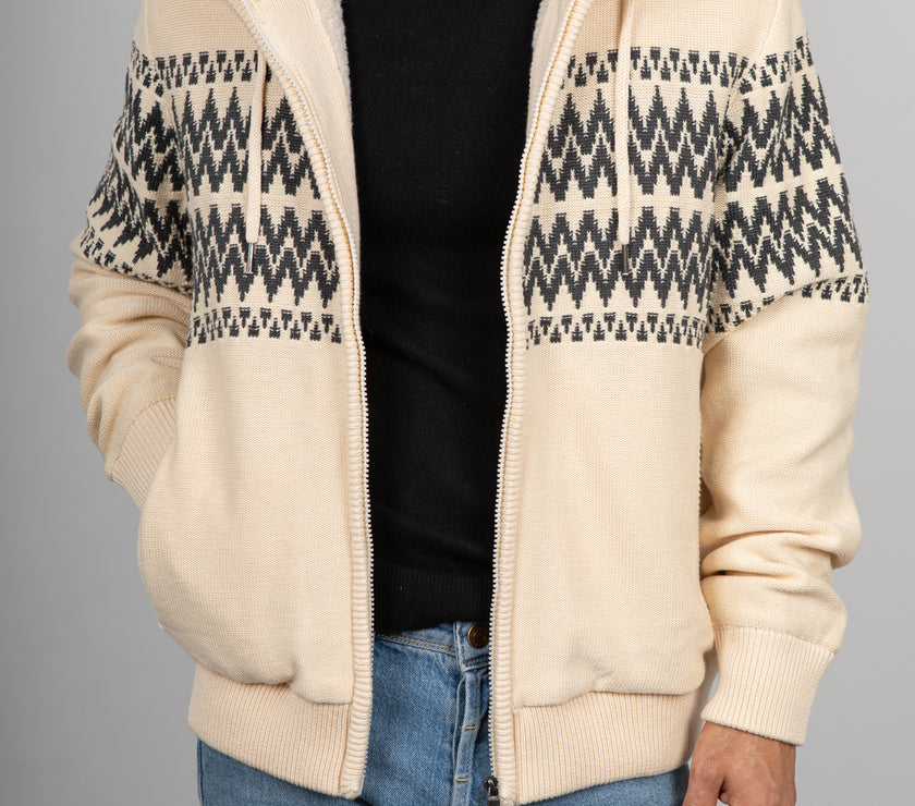 Giubbotto sherpa INDICODE - BIANCO 35-907