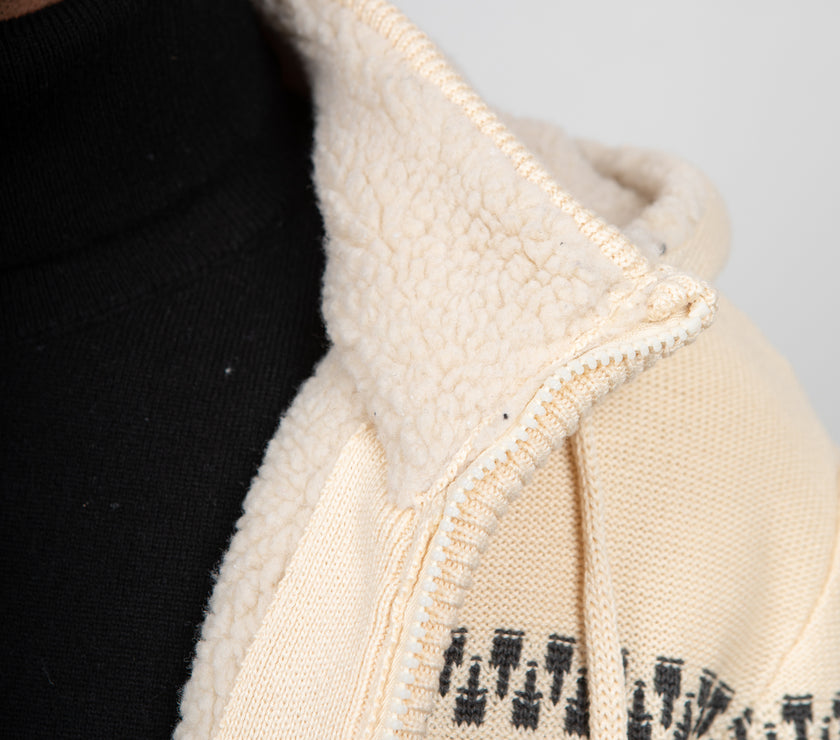 Giubbotto sherpa INDICODE - BIANCO 35-907