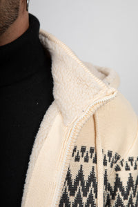 Giubbotto sherpa INDICODE - BIANCO 35-907