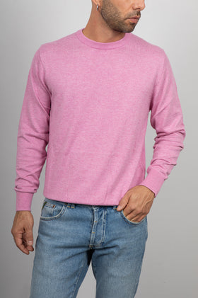 Maglioncino in cotone lino LANDEK - ROSA LP251036A