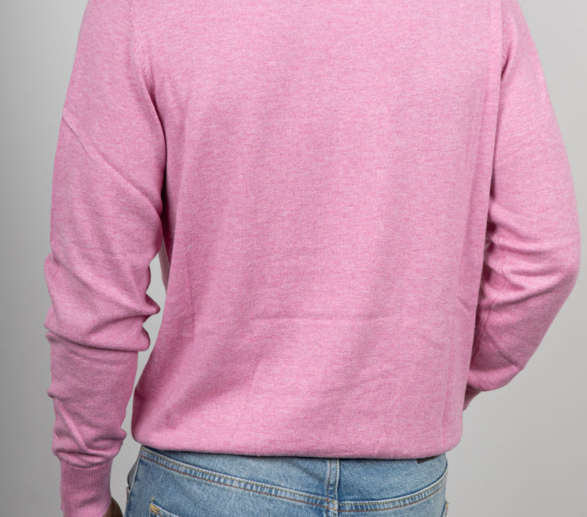 Maglioncino in cotone lino LANDEK - ROSA LP251036A