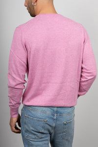 Maglioncino in cotone lino LANDEK - ROSA LP251036A