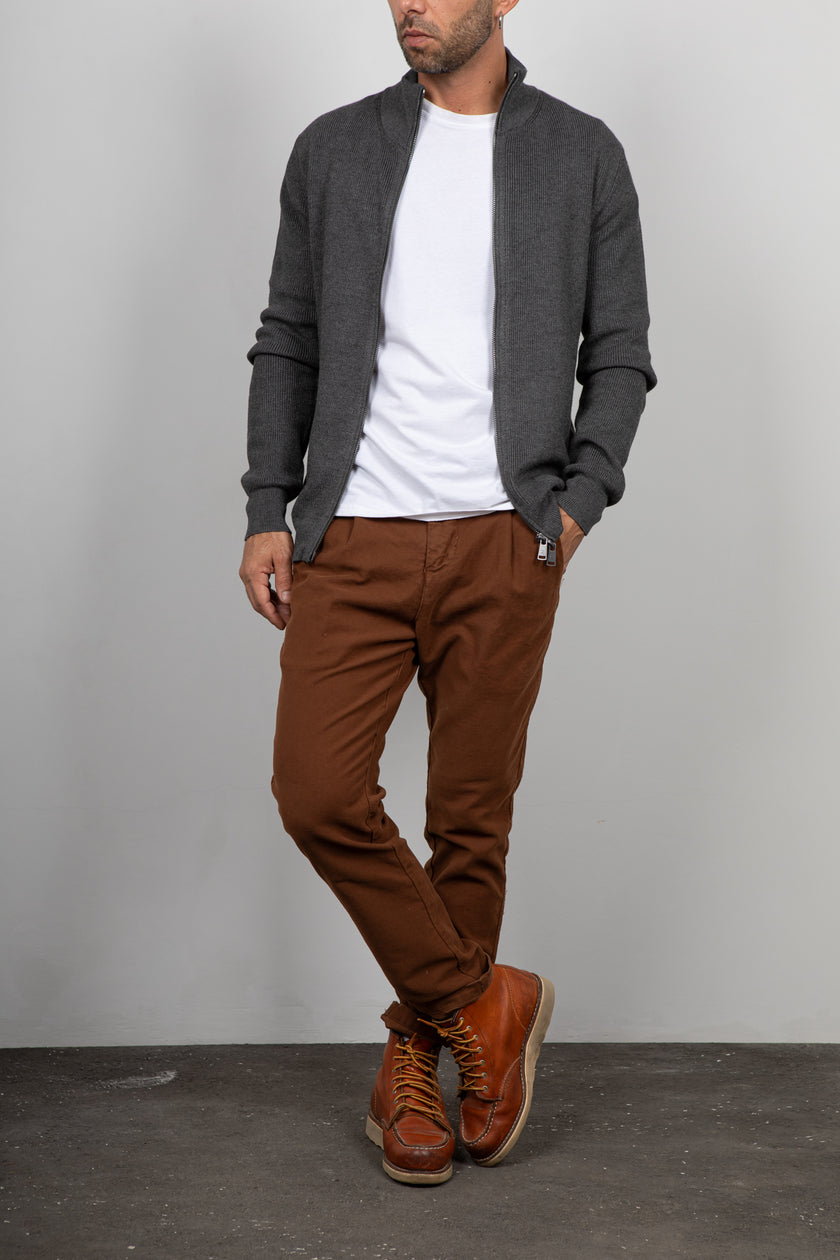 Pantalone chino spina di pesce PONT - SMOTER KOLI