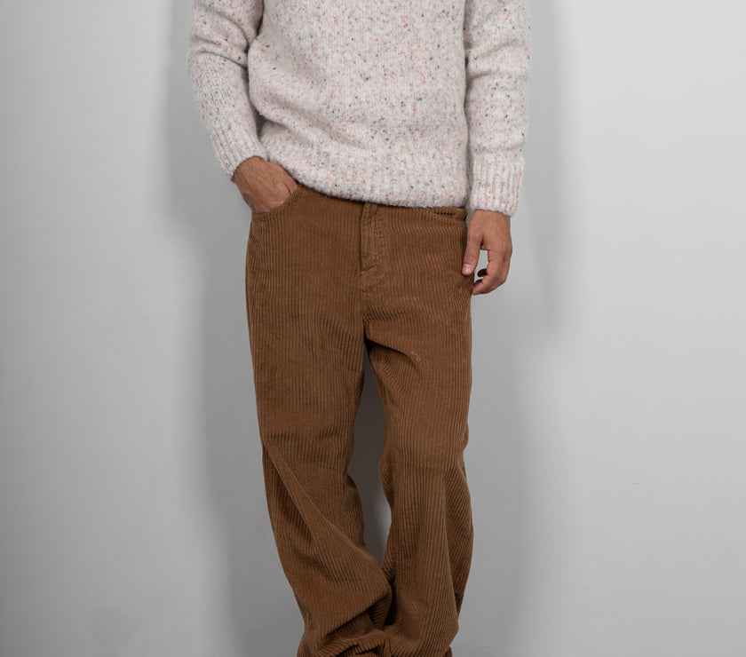 Maglione effetto Donegal S001 - OFF WHITE KEVIN8001